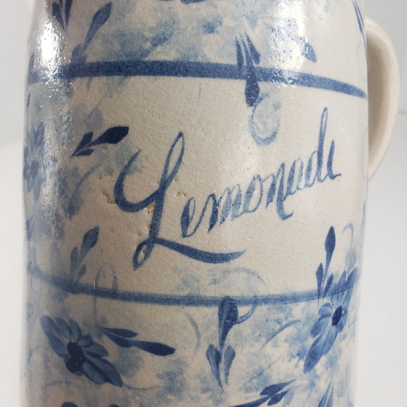 Vtg 1980 Stoneware "Lemonade" Pitcher Studio Pottery Artist Signed by CeCe Bode - Picture 9 of 16